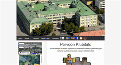 Desktop Screenshot of porvoonklubitalo.org